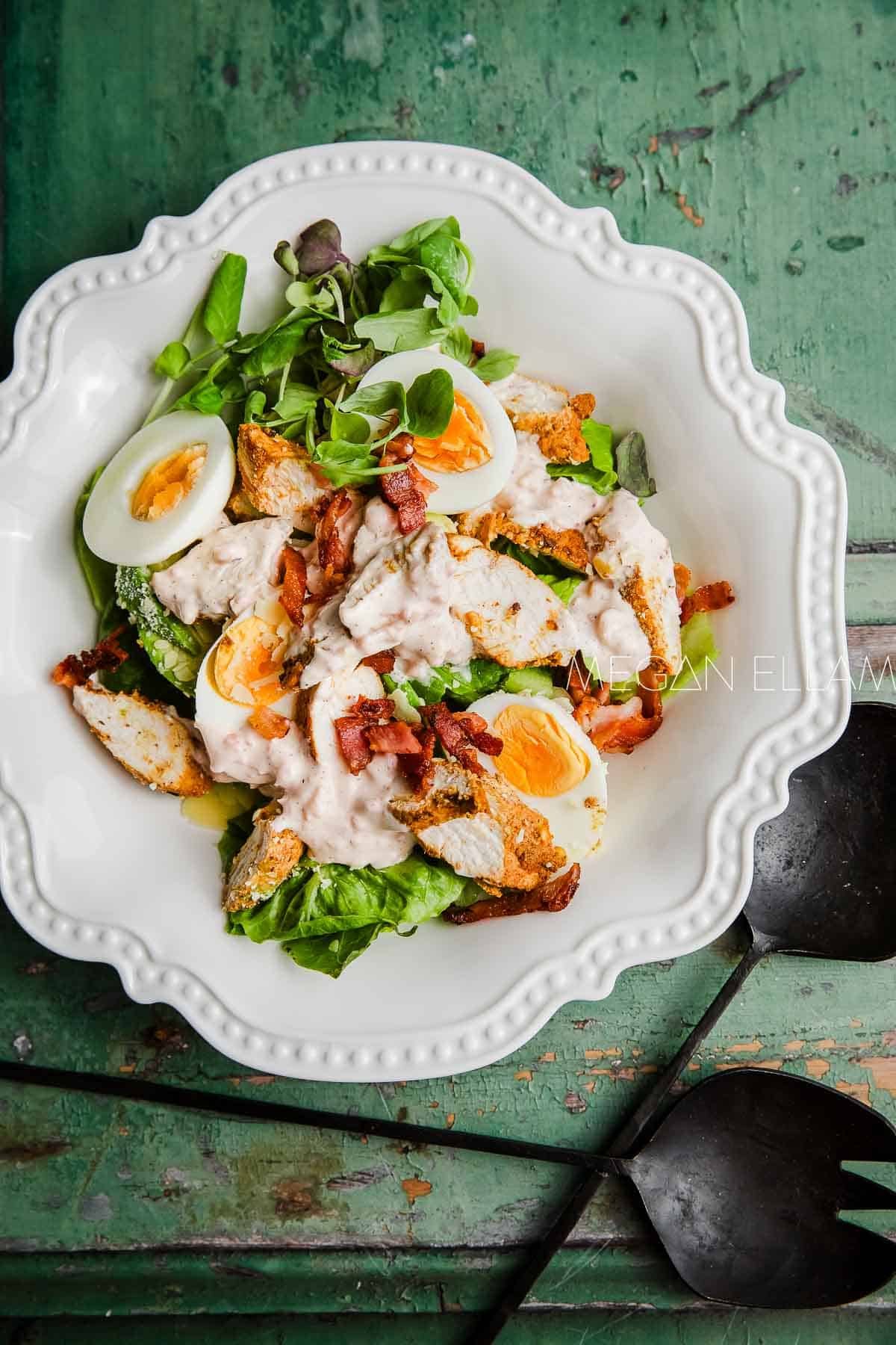 Keto Chicken Ceaser Salad