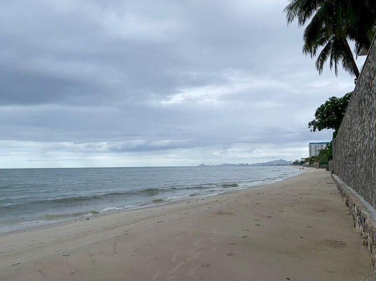 Cha-am Beach in The western Gulf coast